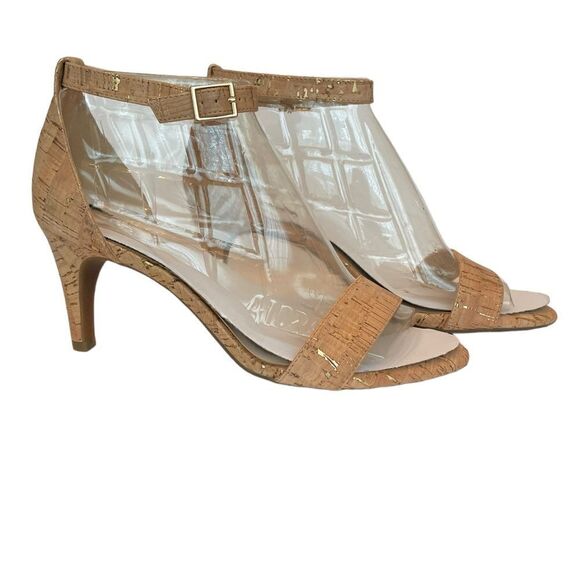 CORK SANDAL HEELS BY AEROSOLES, sz9.5 - Picture 2 of 8